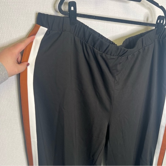 Universal Standard | Black Pants with Side Stripes 2XL Ponte - Picture 1 of 11